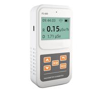 LCD RadiSafe Counter Nuclear Radiation Detector X-ray Beta Gamma X Radioactivity Wastewater Dosimeter Portable Fast Accurate Measurement(FS-600 white)