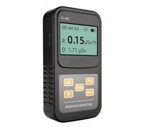 LCD RadiSafe Counter Nuclear Radiation Detector X-ray Beta Gamma X Radioactivity Wastewater Dosimeter Portable Fast Accurate Measurement(FS-600 black)