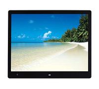 Lcd Screen 17 Inch Photo Frame Electronic Photo Album 17 Inch + 16G Advertising Machine Building Advertising Machine Product Display Electronic Led High-Definit,Black