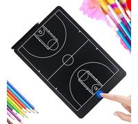 LCD Screen Basketball Coaching Board, 16-Inch Sports Marker Board with Pen, Training Strategy Teaching Tool for Coaches & Players