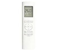 LCD Screen Cooling Remote Replacement | White Handheld Controller with Power Temperature Fan Timer Access for Living Room Climate Changes