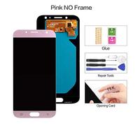 LCD screen Display Compatible with SAMSUNG Compatible with Galaxy J7 Pro J730 LCD AMOLED 5.5”Compatible with SAMSUNG J7 2017 Display Touch Screen Digitizer J730F Pantalla (Color : OledRose GoldnoFram