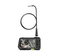 LCD Screen Endoscope Camera HD 1080P Digital Videoscope Pipe Car Inspection Borescope Clearer Images Accurate Inspections(5.5mm Single Lens 1m)