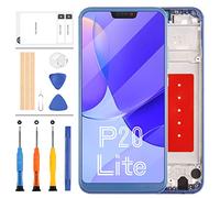 LCD Screen for Huawei P20 Lite Screen Replacement for Huawe Nova 3e LCD Screen P20Lite ANE-LX2 ANE-L22 ANE-LX1 ANE-L21 ANE-AL00 LCD Display Touch Digitizer Assembly Kit (5.8",Blue with Frame)