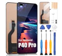 LCD Screen for Huawei P40 PRO LCD Screen for Huawei P40 PRO ELS-NX9 ELS-N04 6.58 Inch Display Digitizer Touchscreen Assembly with Repair (Black Frameless, Incell, Does Not Support Fingerprints)