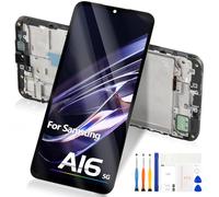 LCD Screen for Samsung Galaxy A16 5G A166 Display for Galaxy A16 5G LCD Display Digitizer Touch Screen SM-A166B A166B/DS A166P A166P/DS Glass Panel Assembly (Black with Frame)