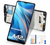 LCD Screen for Samsung Galaxy A42 5G LCD Display for Galaxy A42 5G Replacement Screen for Galaxy A42 A426 SM-A426B SM-A4260 SM-A426U Touchscreen Digitizer Assembly with Frame