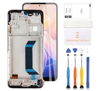 LCD Screen For Xiaomi Poco X5 /Poco X5 5G 22111317PG, 22111317PI 6.67" LCD Display Touch Screen Digitizer Assembly Replacement Kit with Tools(Black with Frame)