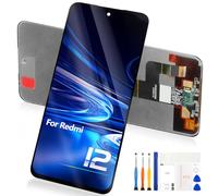 LCD Screen for Xiaomi Redmi 12 4G / Redmi 12 5G Display - for Redmi 12 LCD Display 23053RN02A 23053RN02Y 23053RN02L for Redmi 12 5G LCD Touch Digitizer Glass Assembly Repair Kit
