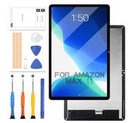 LCD Screen Replacement for Amazon Fire HD Max 11 Screen Digitizer Tablet PC Assembly Glass Panel Replacement with Tools(11inch)