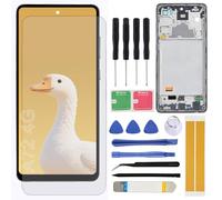 LCD Screen Replacement for Samsung Galaxy A72 6.7inch SM-A725M SM-A725F SM-A725F/DS SM-A726B SM-A726B/DS Assembly LCD Display Touch Screen Digitizer with Frame Repair Tools