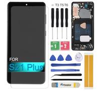 LCD Screen Replacement for Samsung Galaxy S21 Plus SM-G996B G996B/DS G996U G996U1 G996W G996N G9960 6.7" Display Assembly LCD Touchscreen Digitizer with Frame Tool Kit