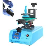 LCD Screen Separator Machine - 7 in 1 Mobile Phone Screen Removal Tool with Heating Plate, 360° Rotating Platform, Temperature Control for LCD and Glass Back Cover Separation
