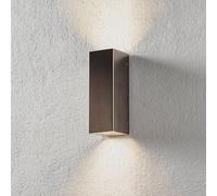 LCD Senta outdoor wall light, stainless steel