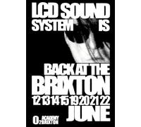 LCD Sound System London 2025 A3 A4 Print Poster Wall Art Home Decor Album Gift Present Photo Living Room Dining Room Bedroom Unframed Concert Tour Gig Live Show Music Arena (A3)