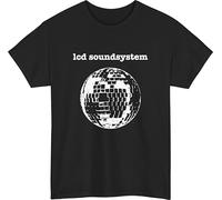 LCD Soundsystem T-Shirt, Glitterball Disco Ball Tshirt, Dancing Queen Gift for Friends Vintage Retro Disco Music Dancing Girls Unisex tee top Black