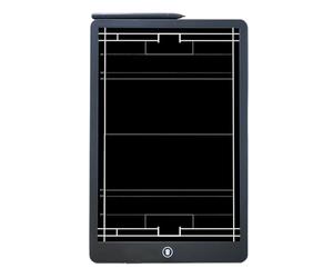 LCD Tablet - 13.94 Inch Board | HIPS Liquid - Paperless Strategy Screen Featuring Click Erase Lock Function Flexible Crystal Film Training Coaching Classroom Business Efficiency Tool