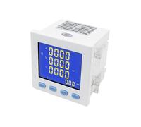 LCD Three Phase Panel Meter V A Hz cos kWh Electricity Meter