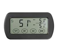 LCD Touch Hygrothermograph, Electronic Indoor Temperature Humidity Meter, Digital Thermometer Hygrometer with °C/°F Switch, for Refrigerated Cabinets Display Counters