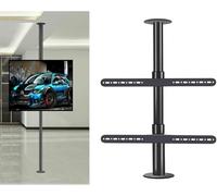 LCD TV 360 Degree Swivel Frame Floor Stand, Swivel Tilt Swing TV Bracket For 32-75 Inch Adjustable Ceiling Mounted TV Set Bracket(170-205cm)