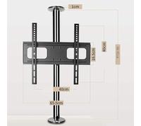 Lcd Tv Floor Stand - Lcd Tv 360 Degree Rotating Frame - Adjustable Tv Wall Tv Mount, Floor Stand Divider Rotating Shelf Tv Stand Rotating Base, Suitable For 32-,One Color,One Color-66