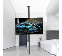 Lcd Tv Frame Floor Stand - 360 Degree Tv Floor Stand, Suitable For 32-75 Inch Led Screens, Adjustable Tv Ceiling Mount, Up To 110 Lbs, Rotating Divider Shelf, Tv Bracket,One colour,170,205cm