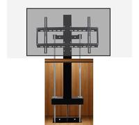 LCD TV Frame Floor Stand - Electric TV Lift Can Be Hidden In The Cabinet Suitable For 37-75 Inch Flat-screen TVs Weighing No More Than 75 Kg With Remote Control And Switch Contr