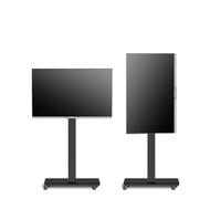 Lcd Tv Frame Floor Stand - Mobile Tv Cart Stand With Wheels -Universal Floor Tv Stand, 90 Degree Rotating Bracket, Adjustable Height Tv Stand, For 32-65 Inch ，32-65in tv