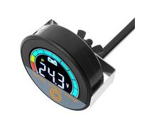 LCD Voltmeter Battery VoltTester Panel DC7-100V VoltGauge VoltmetreMonitor with Percentage Display Backlit