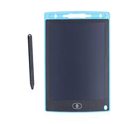LCD Writing Board, Doodle Board 8.5 Inches Portable Electronic Drawing Pad, Easy to Carry, Eye Protection, Simple, Wide Application, Long Battery Life, with Innovative (Blue (0.6mm Thickness))
