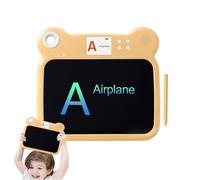 LCD Writing Pad | 20cm Educational Playpad Boys Girls 3+ Years,Electronic Cartoon Pad | Classroom Learning Travel School Car Flights