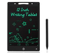 LCD Writing Tablet, 12 Inch Electronic Kids Drawing Board, Portable Graphics Pad with Lock Function, Reusable Message Memo Board for Home, School & Office