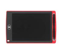 LCD Writing Tablet 8.5 Inch Colorful Drawing Board Handwriting Pad for Kids Children Students with Stylus Pen Lightweight Portable Doodle Sketch Toy for Home School Travel Use (Red)
