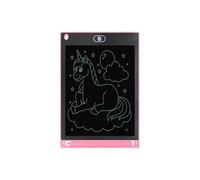 LCD Writing Tablet 8.5 Inch Light Drawing Board Digital Notepad Colorful Digital Ewriter with Lock Function Erasable Electronic Doodle Board for Learning Drawing and Memo,Pink