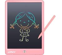 LCD Writing Tablet Colorful 10 Inch Electronic Graphics Doodle Board eWriter Drawing Pad with Memory Lock Gift for Kids & Adults Home School Office Handwriting Tablet -Pink