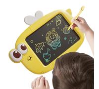 LCD Writing Tablet - Drawing Pad, 21.4x15.7cm Doodle Board - Reusable Educational Portable Toy | Kids Cartoon Puzzle Graffiti Drawing Board, Early Learning, Erasable & Reusable, Travel & Home