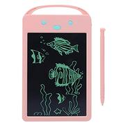 LCD Writing Tablet for Kids, Electronic Drawing Board with Stylus, Eye Safe No Blue Light Screen, Reusable Sketchpad for Learning Math Art and Notes, Blue or Pink (Pink)