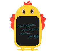 LCD Writing Tablet Kids Drawing Board, Cartoon Chicken Pattern Monochrome Handwriting Graffiti Board with One Key Clear Lock Function for Toddler Educational Learning Travel