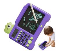 LCD Writing Tablet | LCD Drawing Writing Tablet 2-In-1 Electric Toys - National Learning Erasable Doodle Board Colorful Drawing Pad for Girls & Boys