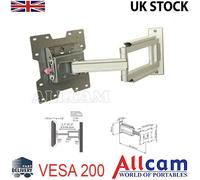 LCD107 Cantilever 19"-37" LCD TV Wall Mount Bracket Swivel Arms Tilt Vesa 200