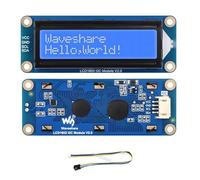 LCD1602 I2C Display Module with Backlight, 16x2 Blue Character LCD for Raspberry Pi, Arduino, ESP32, 3.3V/5V Compatible (32 Characters, I2C Interface)