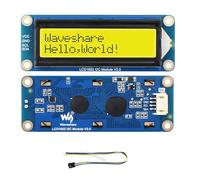 LCD1602 I2C Module 16x2, Green Backlight Adjustable 3.3V/5V I2C LCD Display for Arduino, Raspberry Pi, ESP32, Jetson Nano (32 Characters, SN3193 Driver)