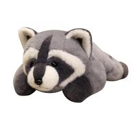 LCEDHZOC Simulation Raccoon Plush, Cute Stuffed Animals Chubby Raccoon Plushie Gift for Kids Boys Girls Home Decor(65CM/25.5IN)