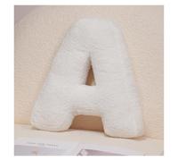 LCEDHZOC White Letter Plush Pillow, 40CM Creative Stuffed Toy Soft Letter Plushie English Alphabet A To Z for Home Decor(A)