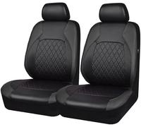 LCFFF Car Seat Covers Front Pair for Ferrari 296 | 12Cilindri | Amalfi | Daytona SP3 | F80 | Purosangue | Roma | SF90, Comfortable and Breathable Easy Clean Nonslip Interior Accessories,Black