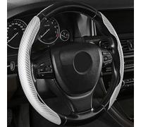 LCFFF Car Steering Wheel Cover for Rolls-Royce Cullinan | Ghost | Phantom | Spectre, Universal Segmented Snap-on Protector Non Slip Sweatproof Auto Decor Wrap Protector,G