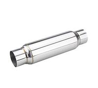 LCGP 3" Universal Resonator, Straight Through Performance Muffler, 16" Overall Length
