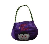 LCHENJIDG Halloween Candy Bag Handbag, 25cm high Gold Velvet Large Capacity Pumpkin Bag, Suitable for Holiday Decoration, Parties, Gift Bags