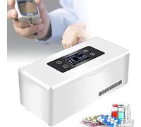LCHER Portable Insulin Cool Box, Mini Medication Fridge with Constant Temperature, Medicine Refrigerator for Car, Travel, Home, Small Travel Box for Medication