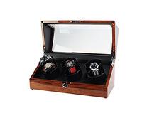 LCHJX Automatic Watch Winders Box, Watch Winder for 6 Storage Spaces, with Soft Flexible Watch Cushion, USB Cable for Portable Power